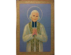 Tapiz del Santo Cura de Ars, San Juan de Vianney