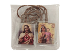 Comprar escapulario | Sagrado Corazón y Virgen del Carmen