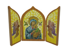 Tríptico imitación madera | Ntra. Sra. del Perpetuo Socorro