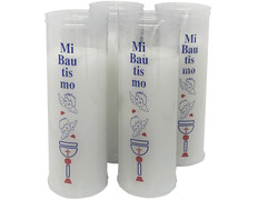 Añadir a la cesta Vela bautismal decorada con pegatina | 36 Velones Vela bautismal decorada con pegatina | 36 Velones