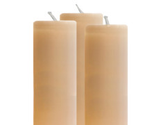 Vela de cera para altar | 5 cm. diámetro
