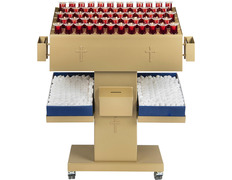 Velas ecológicas de altar | Lampadario 58 velas dorado