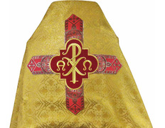 Velo humeral de tela brocado oro