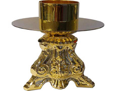 Candelabro de metal para altar