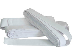 Cíngulo de tela | 100% poliéster blanco