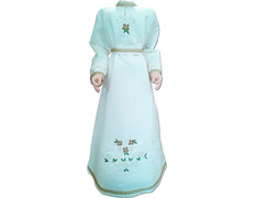 Vestido para Virgen María confeccionado en raso