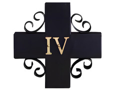 Vía Crucis con estaciones de hierro forjado