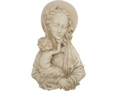 Virgen de la Alegría en alabastro | Cuadro