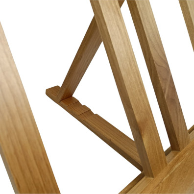 Atril de madera color claro | 3 posiciones de inclinación ajustables