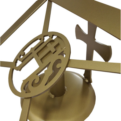 Atril de mesa para Iglesia fabricado en forja dorado