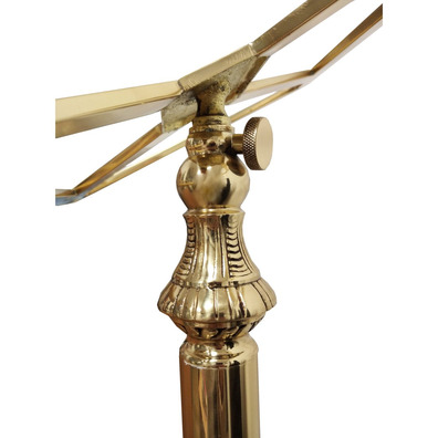 Atril de pie en bronce | Regulable en altura
