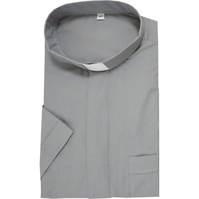 Camisa de cura | Color gris claro | Manga corta