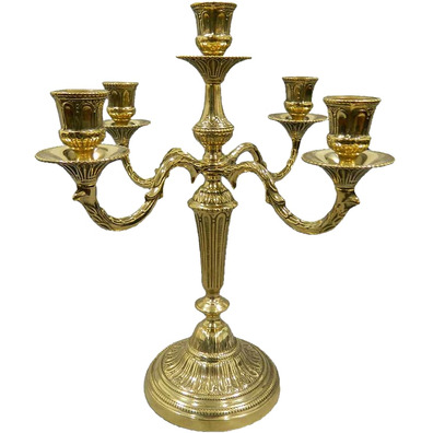 Candelabro de mesa para cinco velas