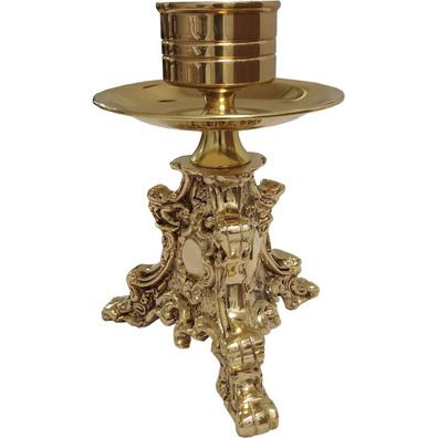 Candelabros con vela de iglesia | 5 cm. diámetro