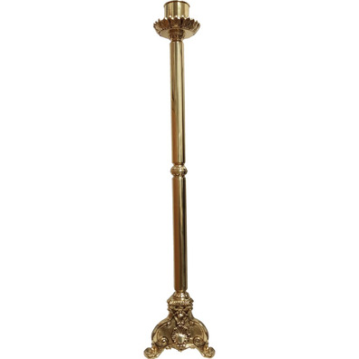 Candelero de bronce para Iglesia | 120 cm. de altura