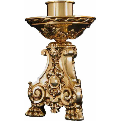 Candelero de bronce para mesa