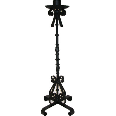 Candelero de pie en forja 88 cm de altura