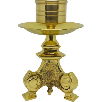 Candelero para altar con Crucifijo