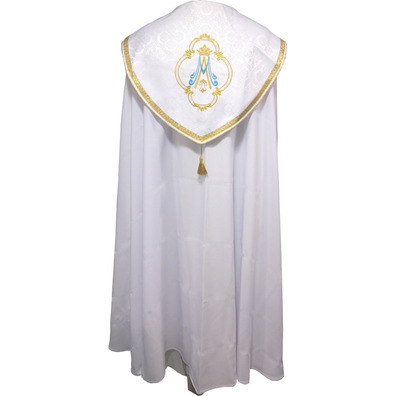 Capa pluvial mariana para sacerdotes