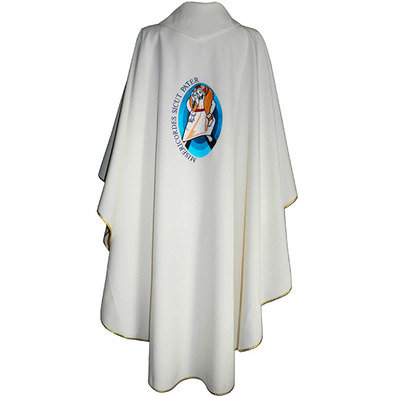 Casulla con bordado oficial Año Santo de la Misericordia