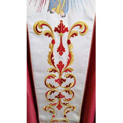 Casulla bordada Cristo Misericordioso