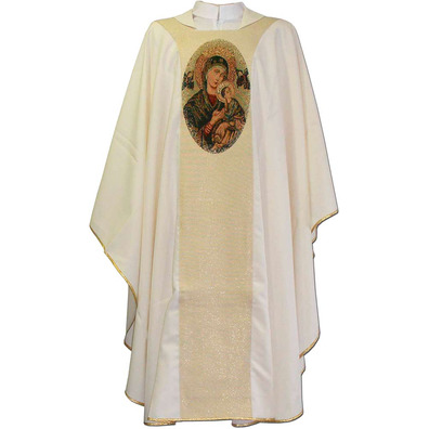 Casulla de Nuestra Señora del Perpetuo Socorro