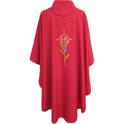 Casullas baratas para sacerdotes en color rojo