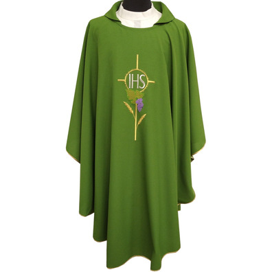 Casullas baratas para sacerdotes en color verde