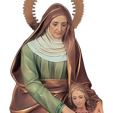 Santa Ana con la Virgen María