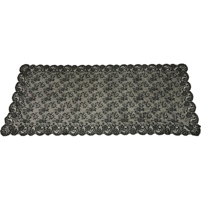 Mantilla rectangular negra para Semana Santa