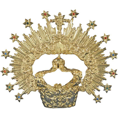 Corona imperial con aureola
