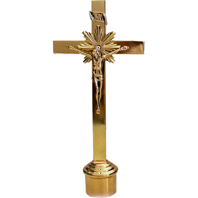 Crucifijo para candelero con INRI