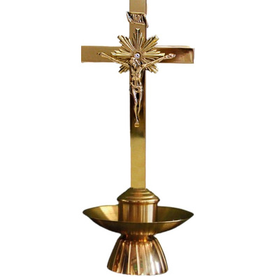 Crucifijo para candelero con INRI