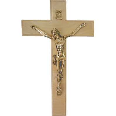 Crucifijo de pared con Cruz de madera