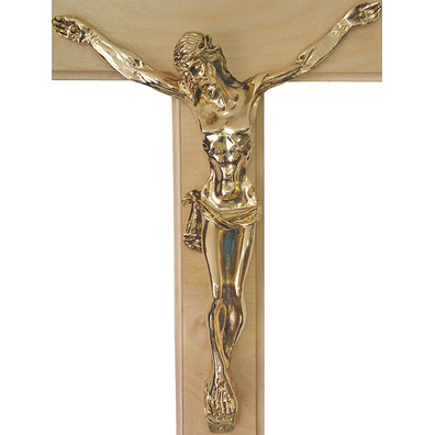 Crucifijo de pared con Cruz de madera