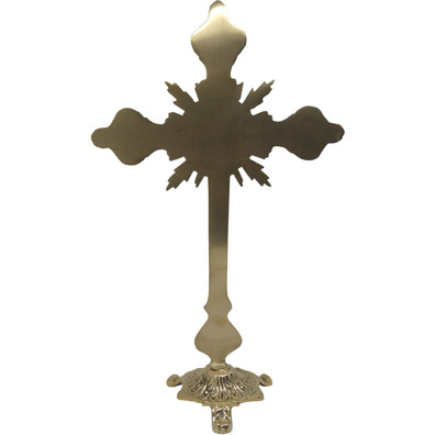 Cruz para mesa de altar con INRI