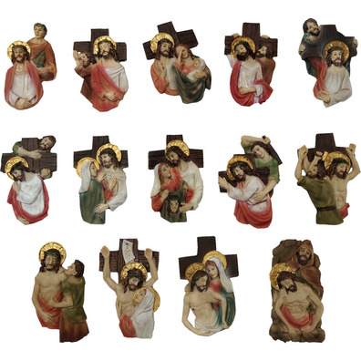 Estaciones del Vía Crucis con imán