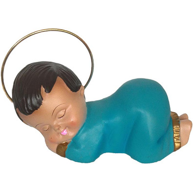 Niño Jesús durmiendo - Marmolina azul