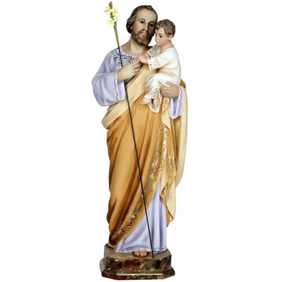 San José con el Niño Jesús en brazos