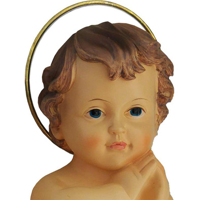 Niño Jesús de resina en 28 cm.