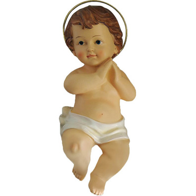 Niño Jesús de resina en 20 cm.