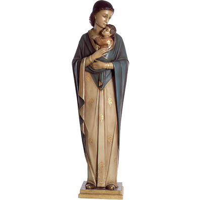 Virgen María con el Niño Jesús en brazos
