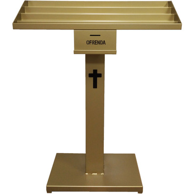 Lampadario para iglesia fabricado en forja | Color dorado