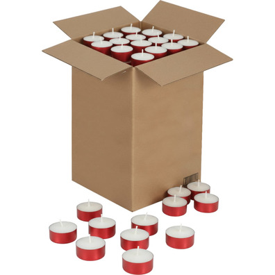 Lamparillas con envase rojo | 3,8 x 1,8 cm.