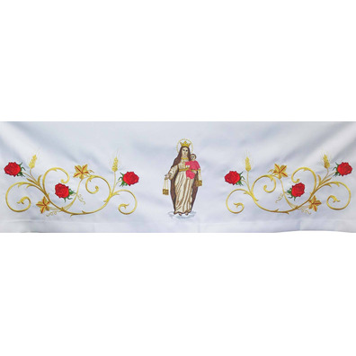 Mantel para Misa | Bordado Virgen del Carmen