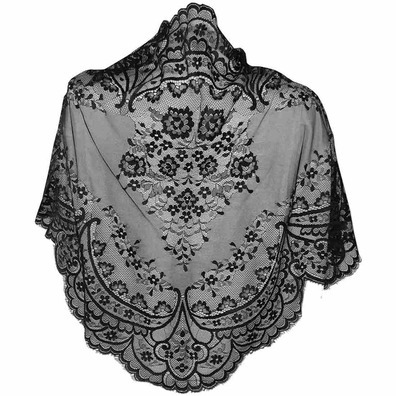 Mantilla española negra para Semana Santa