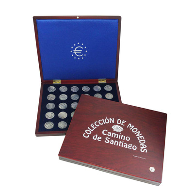 Monedas-medallas de las etapas del Camino de Santiago