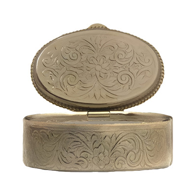 Porta rosarios del Papa Francisco ovalado