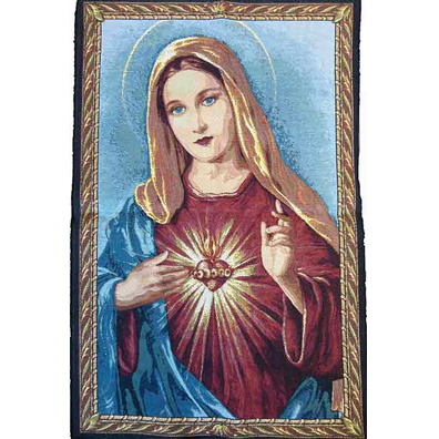 Sagrado Corazón de María - Tapiz religioso