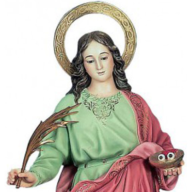 Figura de Santa Lucía, 13 de Diciembre